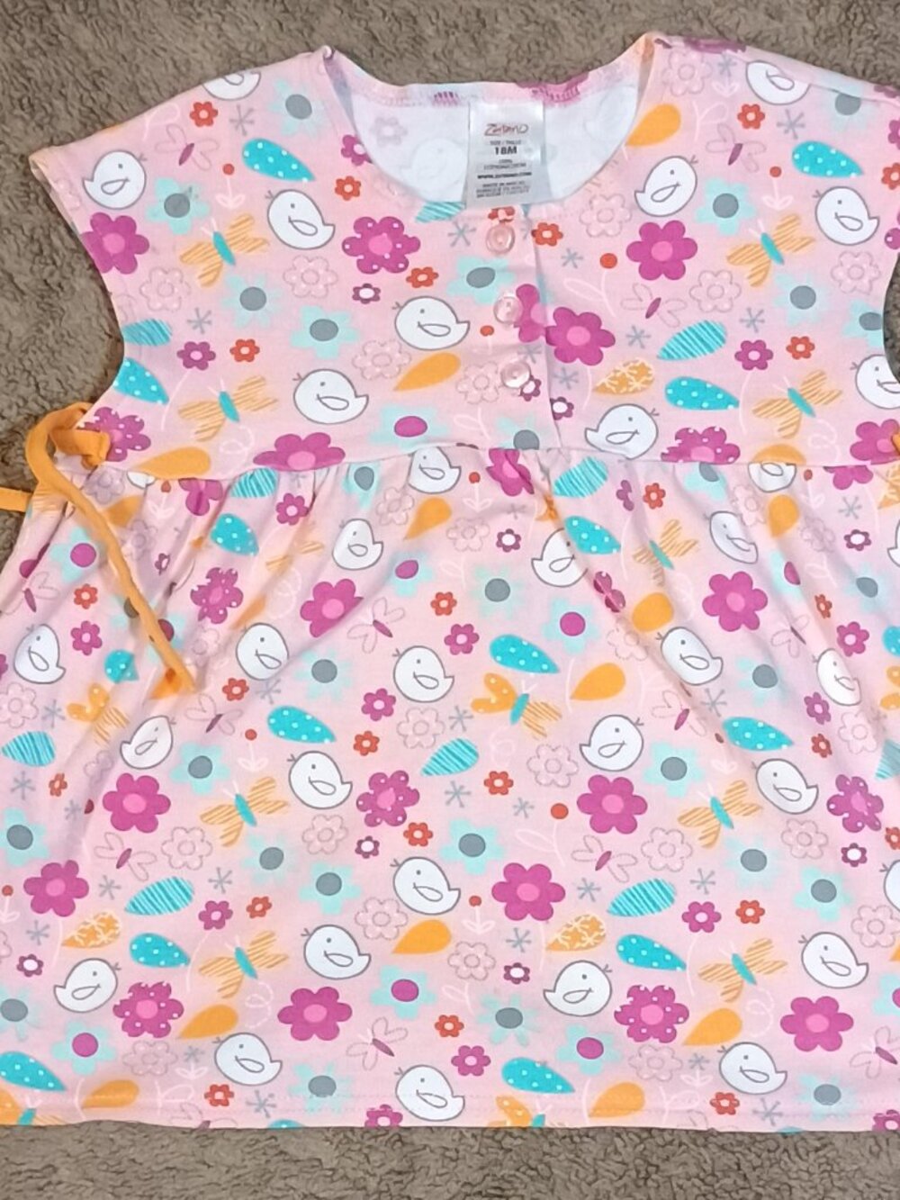 Bundle/Outfit Set/Girls 18M/Pink Coral Floral Gymboree Cherokee Zutano Cottageco - Picture 8 of 9